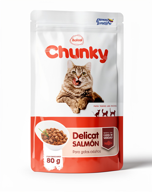 Chunky Delicat Trozos de Salmón, 80g