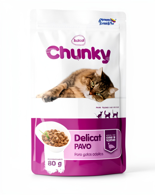 Chunky Delicat Trozos de Pavo 80g