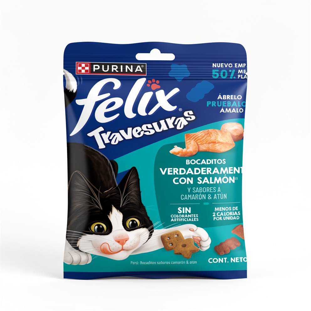 Felix Travesuras Bocaditos Salmom 40g