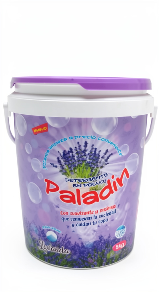 DETERGENTE PALADIN EN BALDE X 5KG + JABON