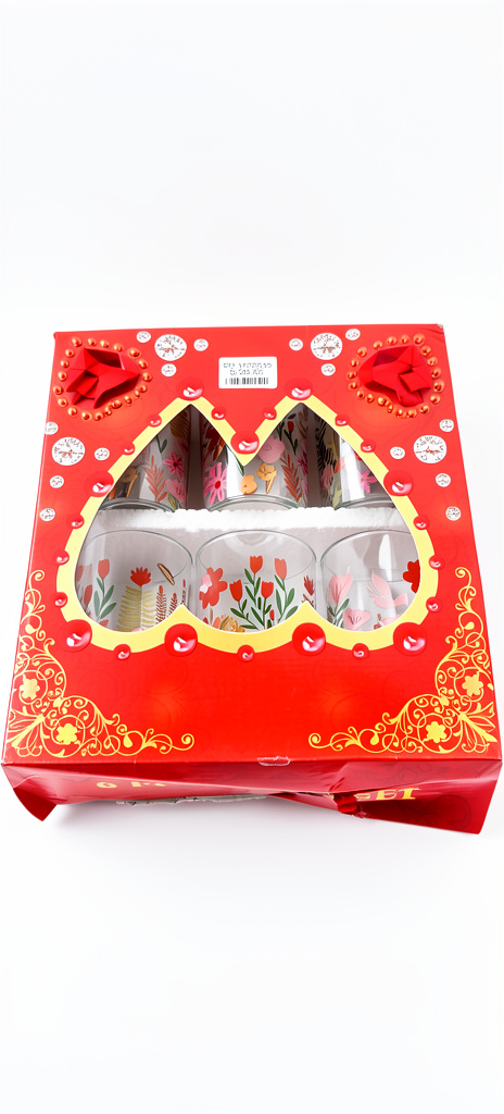 SET VASO VIDRIO X6 CAJA