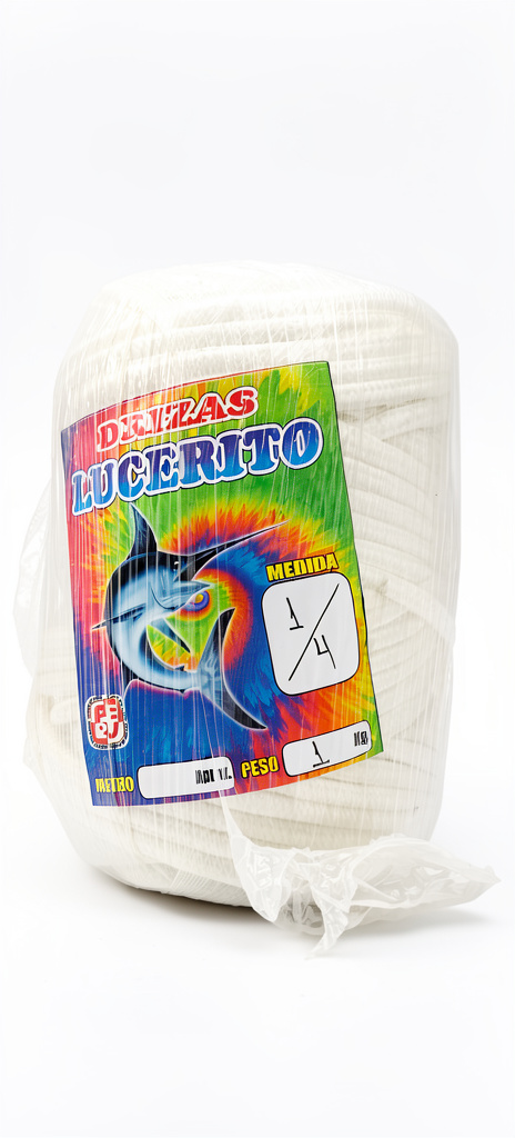 ROLLO SOGA DRIZA 1/4 BLANCO 1KG