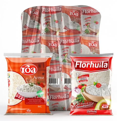 Arroz, roa, diana, flor huila, fresquito 500g