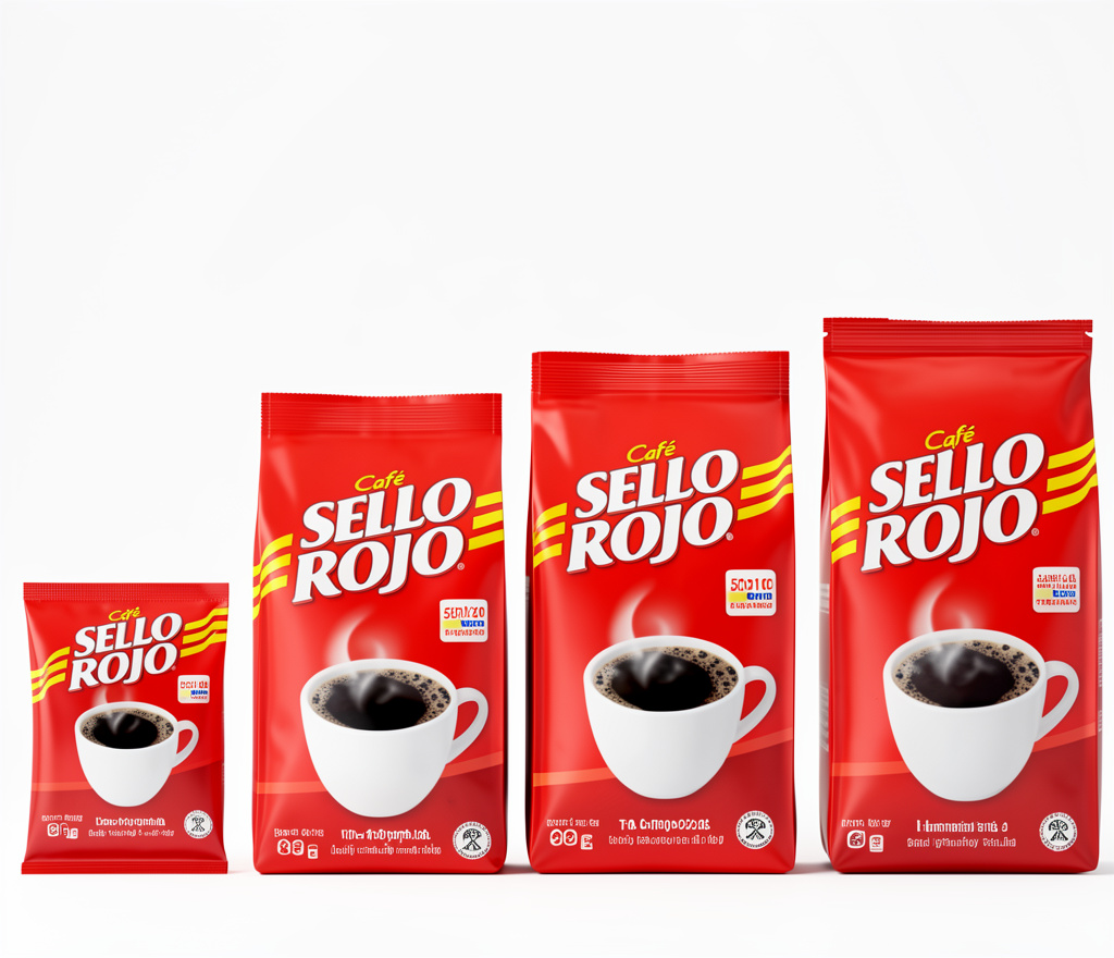 Café sello rojo para colar