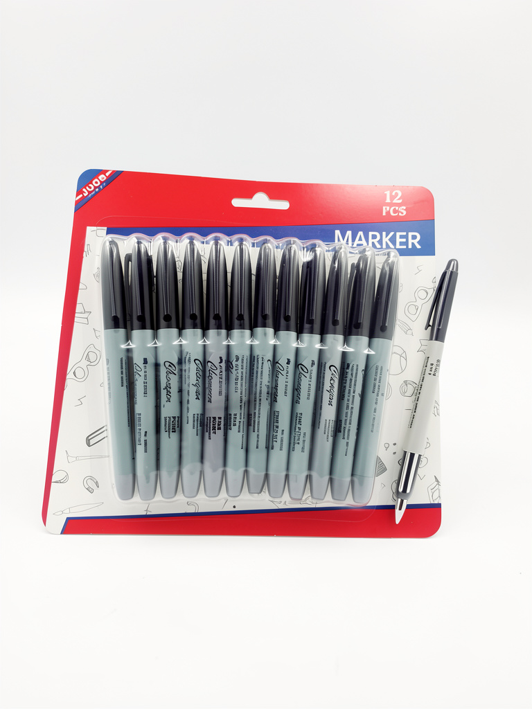 Marcador Rotuladores negros 12 pcs