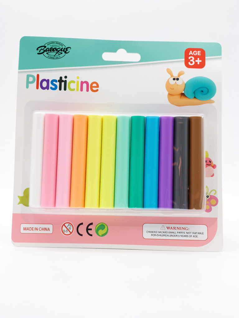 Paquet de plasticina 12 und.