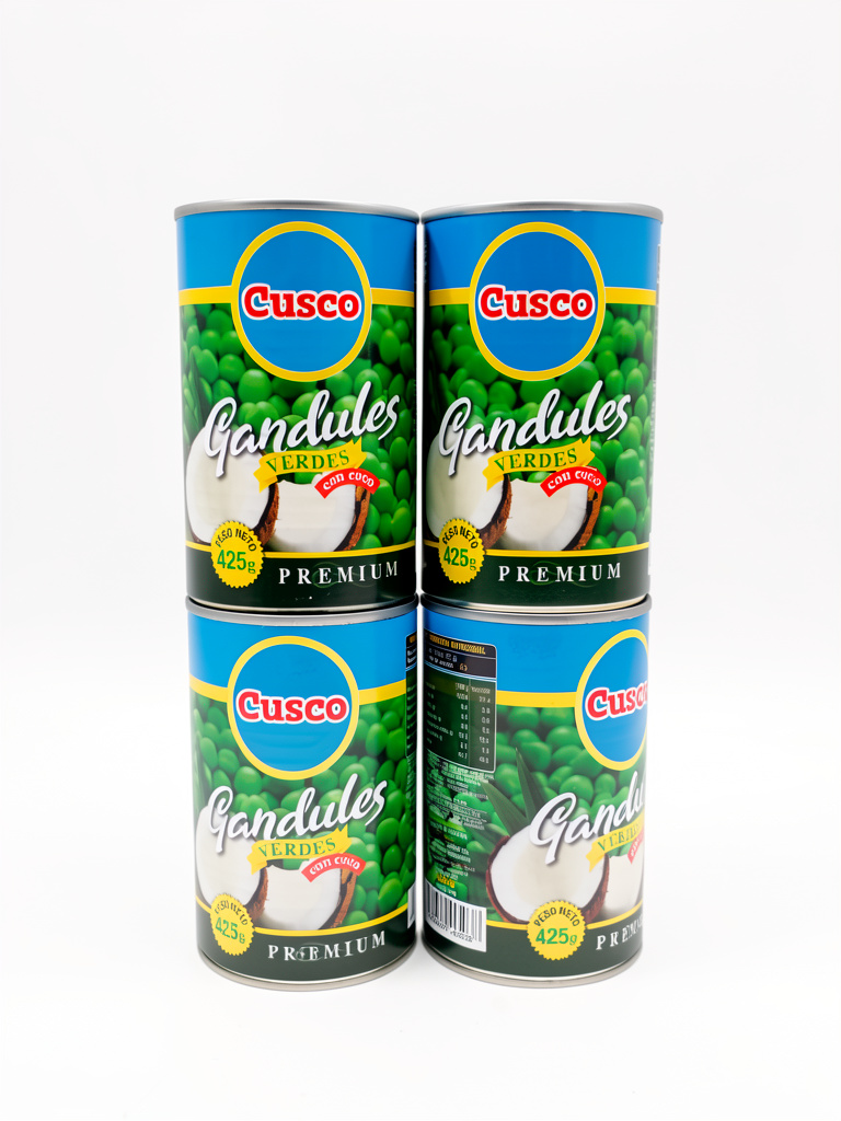 Guandules con coco x 24 unid