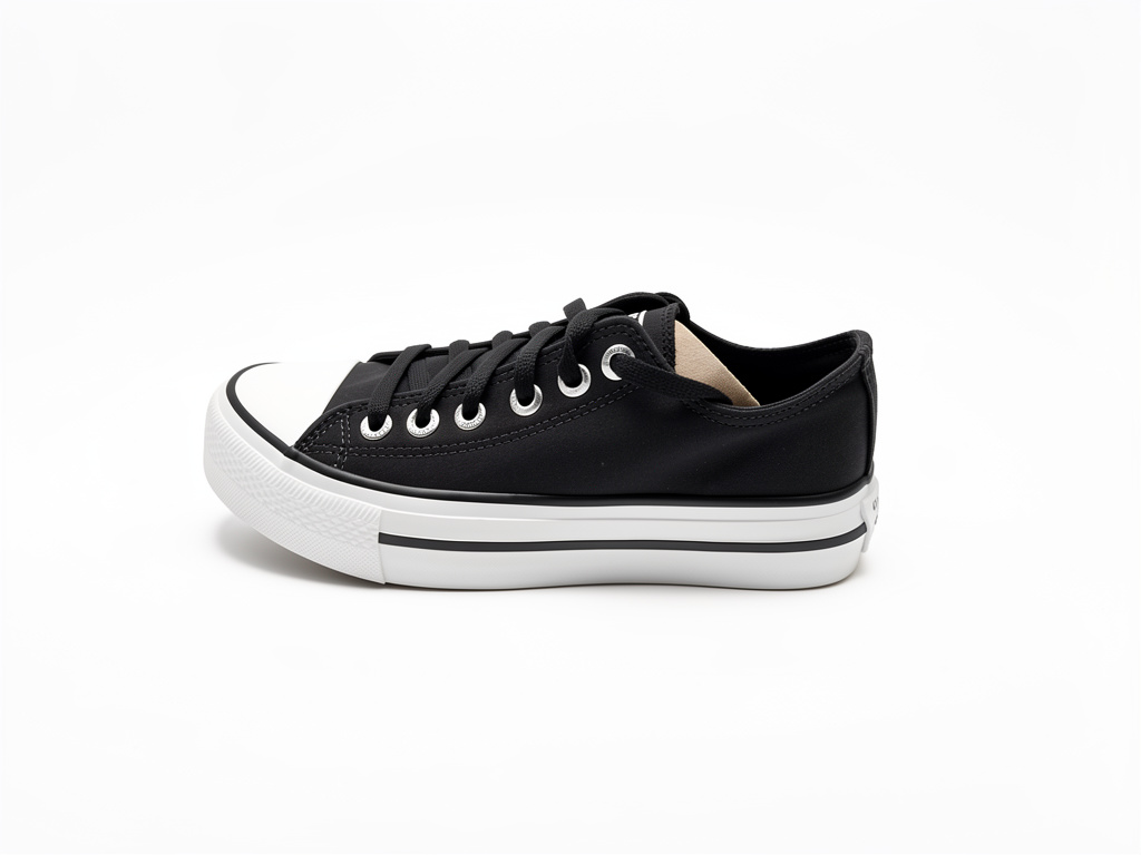 Converse All Star Negro Plataforma