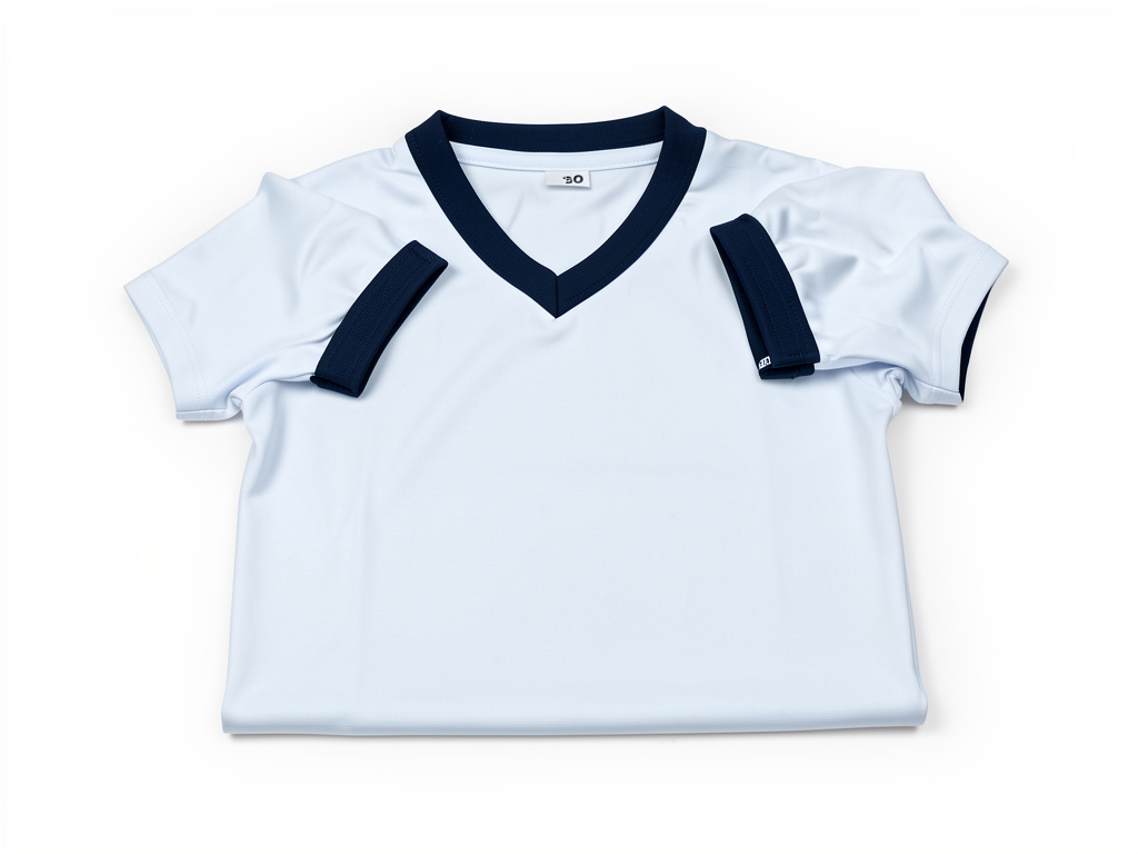 C.C.F. BLANCA CUELLO AZUL 40