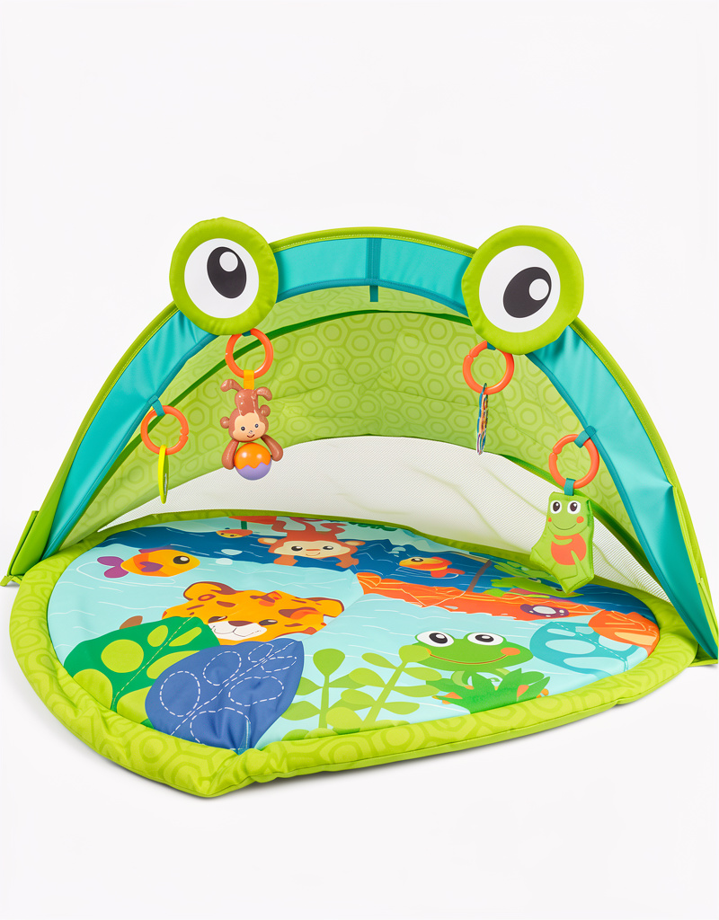 Carpa Gym de bebé verde rana