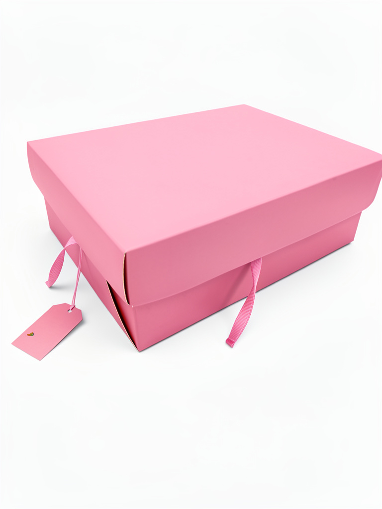 Caja Lisa Rosada