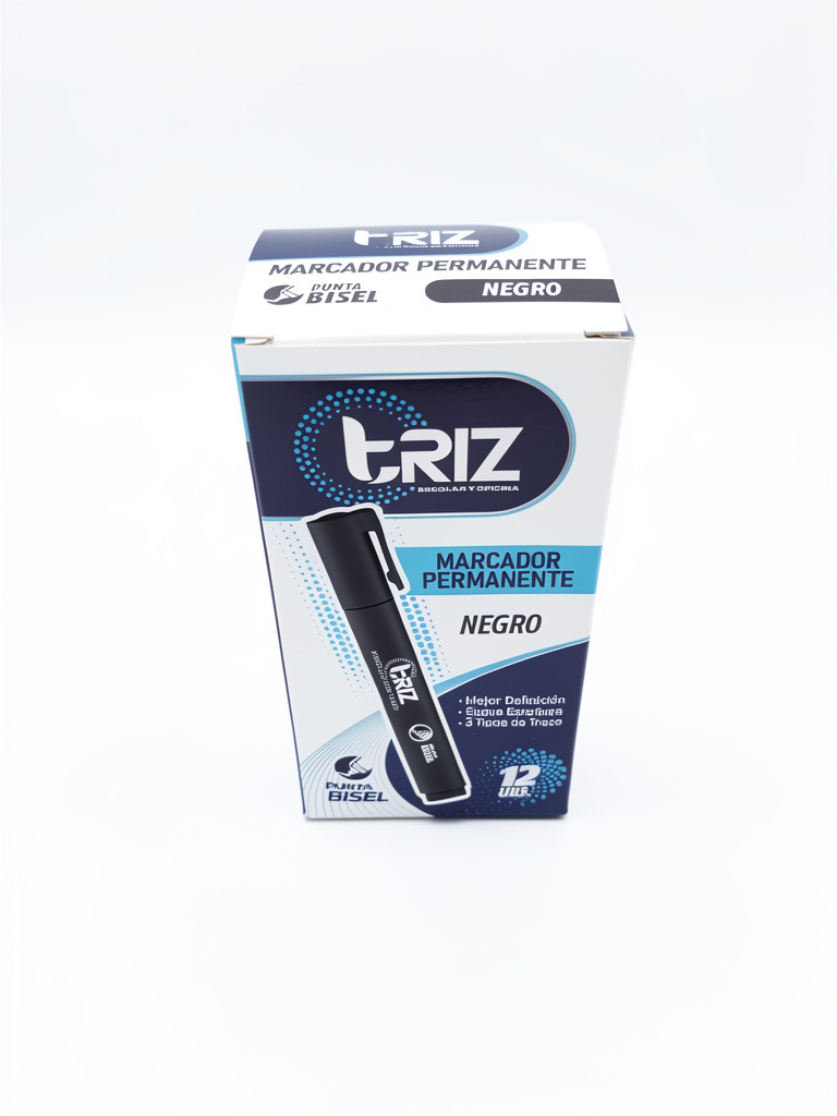 Marcador Negro Permanente - TRIZ