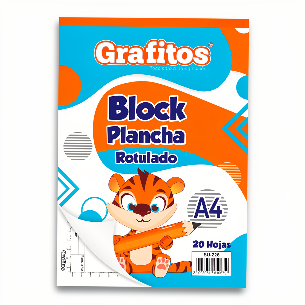 Block Didujo Tecnico Rotulado Tamaño A4