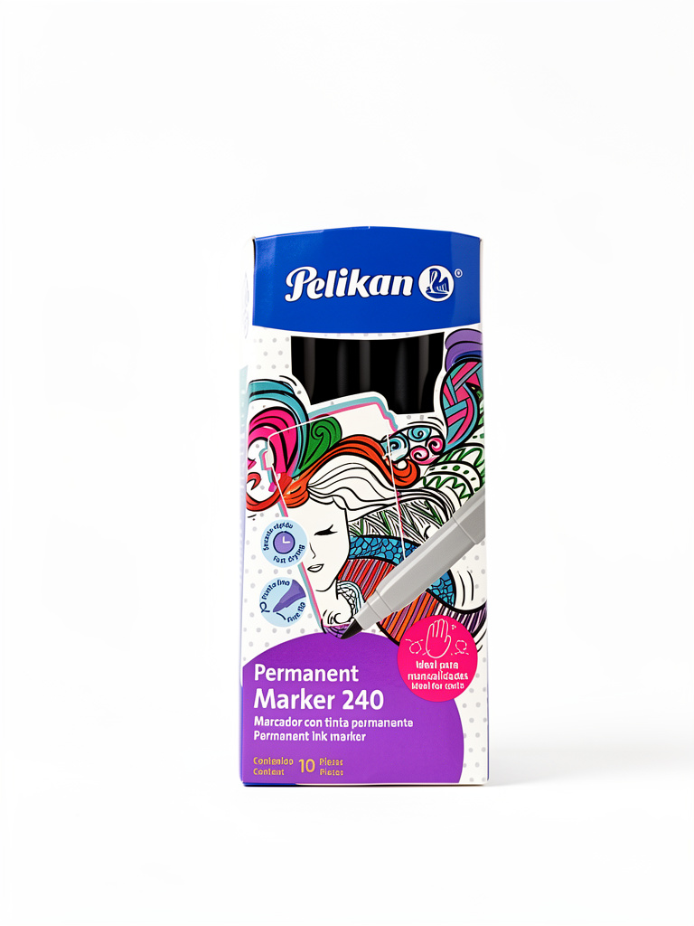 Marcador Negro Punta Fina - Pelikan
