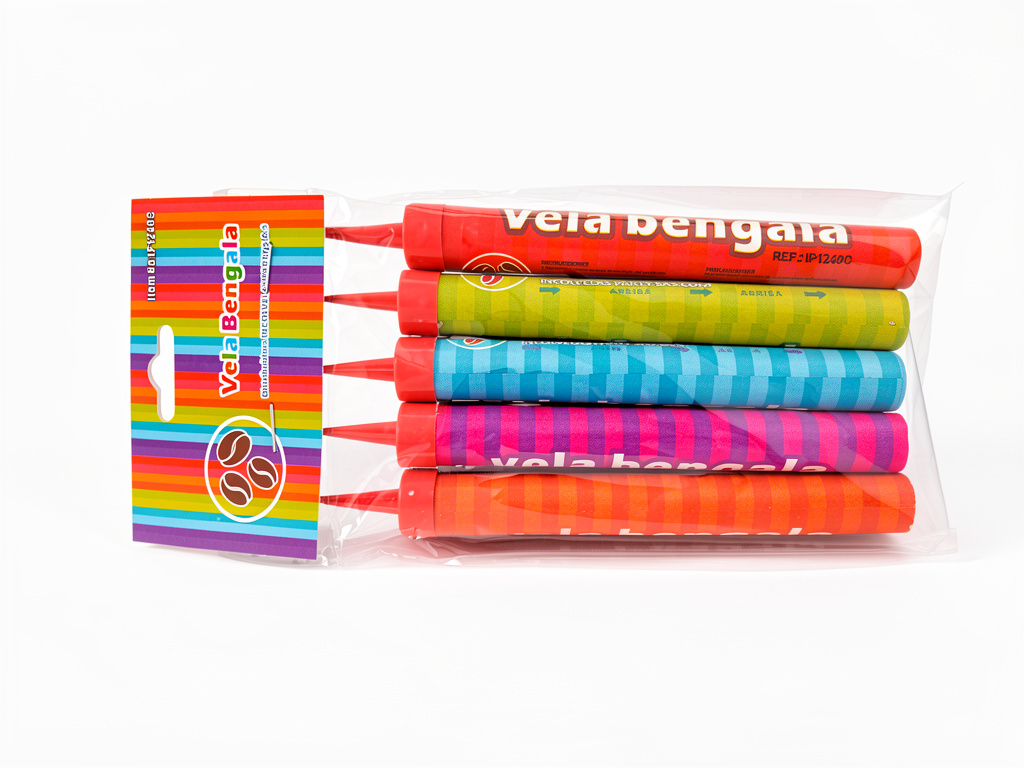 Vela Bengala Colores x Und