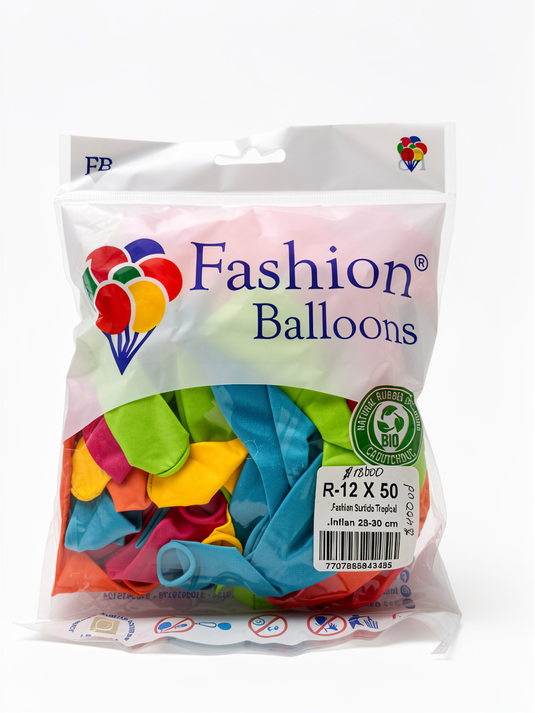 Globos R12 x 50Unds Surtido Tropical Fashion
