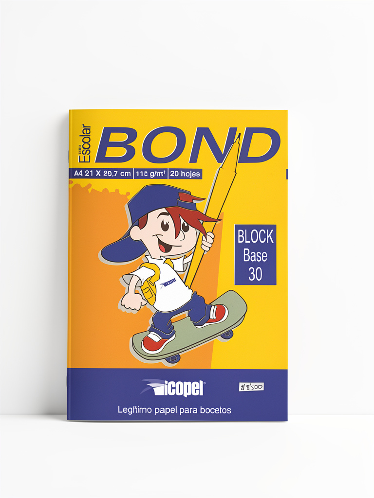 Block Bond A4 Base 30 - Icopel