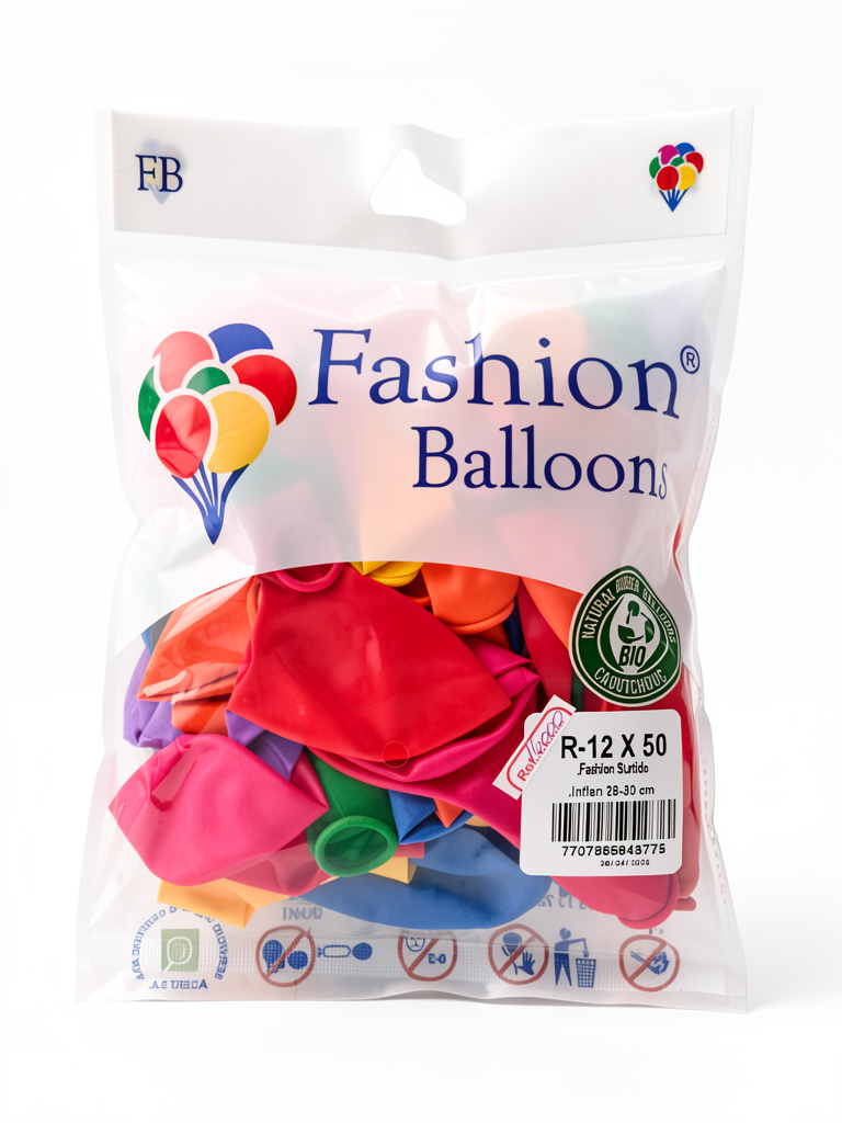 Globos R12 x 50Unds Fashion Surtido