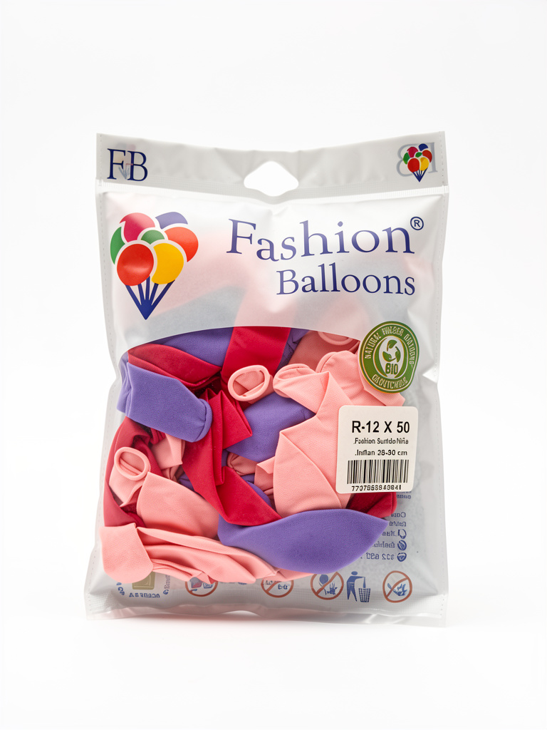 Globos R12 x 50 Unds Surtido Niña