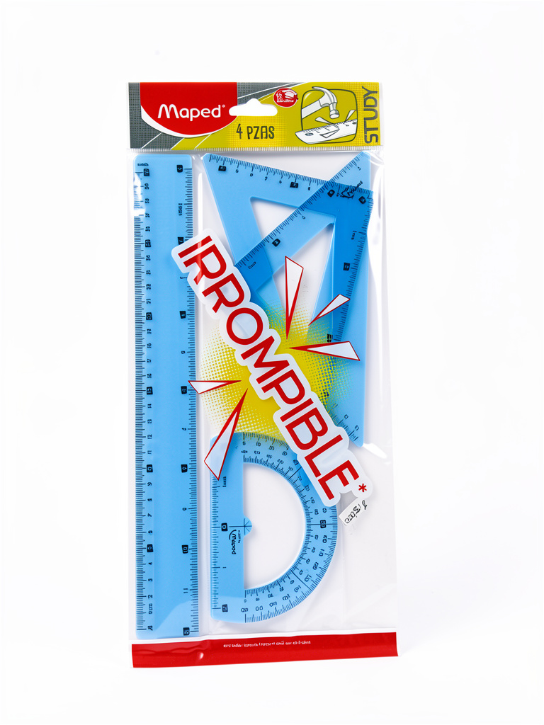 Maped juego geometria azul 4 piezas
