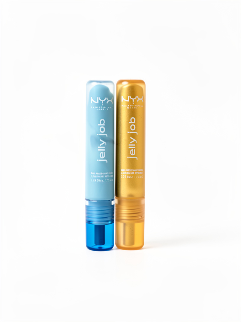 NYX Jelly Lip Oil azul y dorado