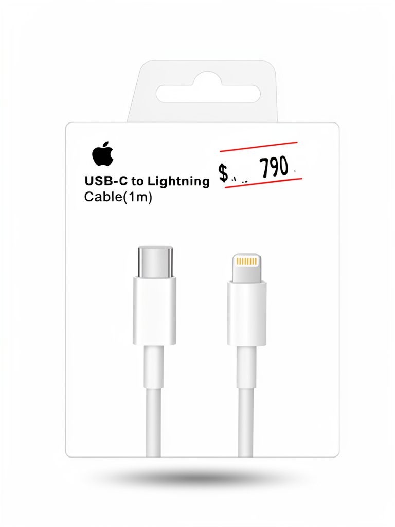 cable original iPhone tipo C-C