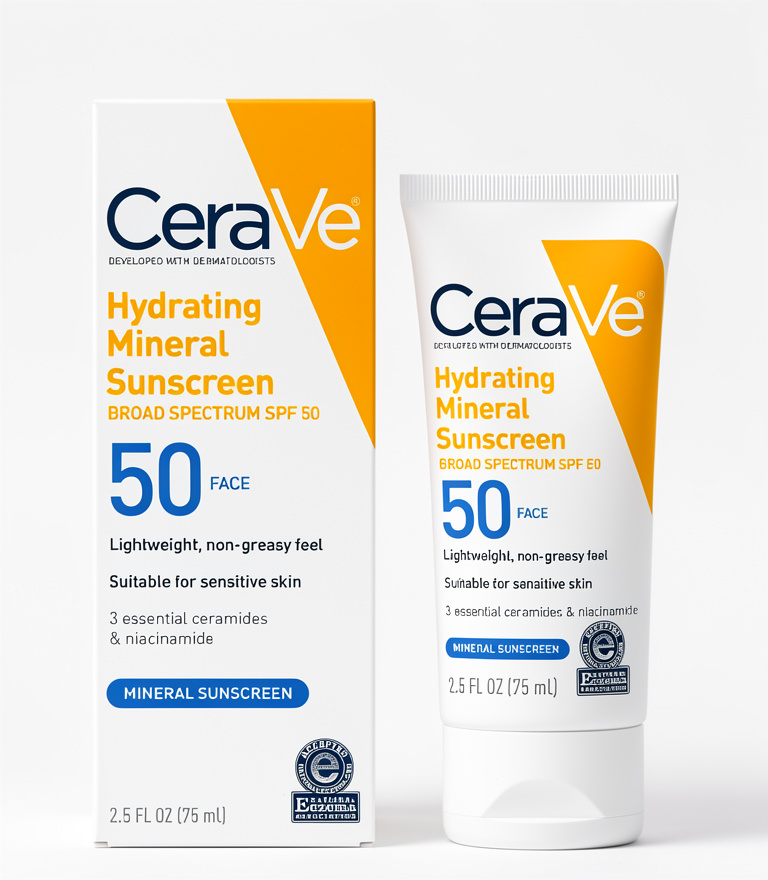 CERAVE PROTECTOR SOLAR FACIAL MINERAL SPF 50