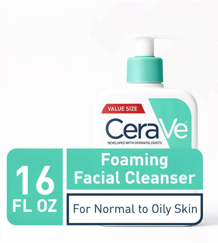 CERAVE 16 OZ LIMPIADOR FACIAL ESPUMOSO