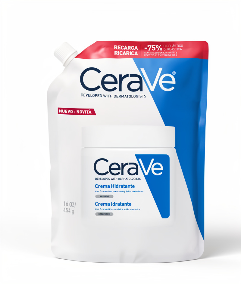 CERAVE REFILL CREMA HIDRATANTE PARA PIEL SECA A MUY SECA