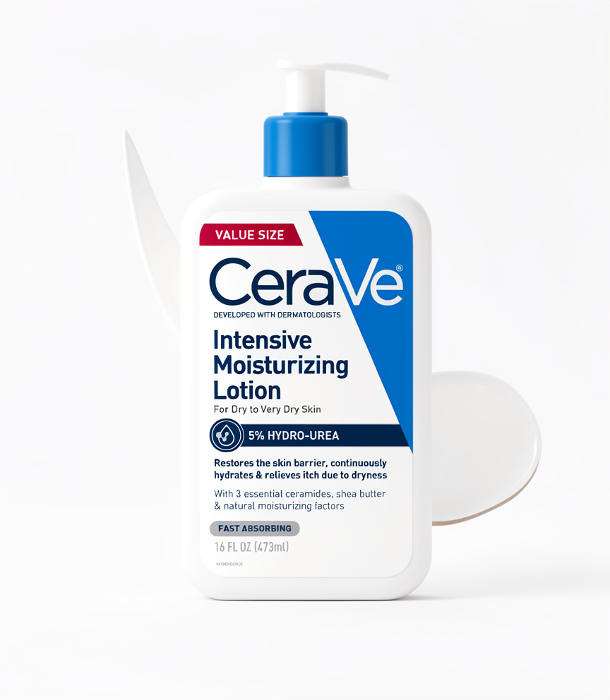 CERAVE LOCION HIDRATANTE INTENSIVA + UREA 5% 16OZ