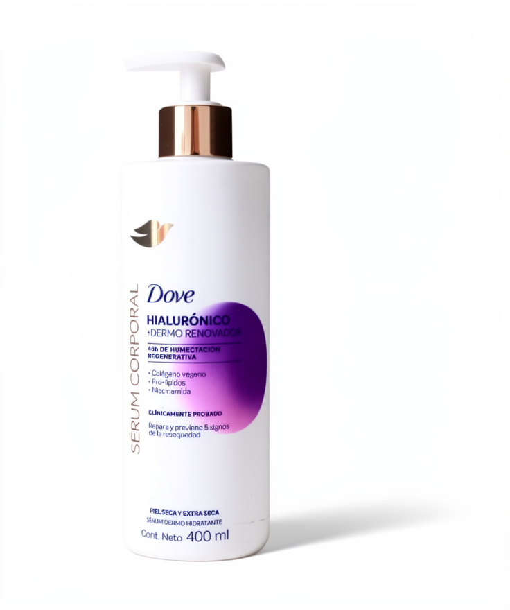 DOVE SERUM CORPORAL ACIDO HIALURONICO 400ML