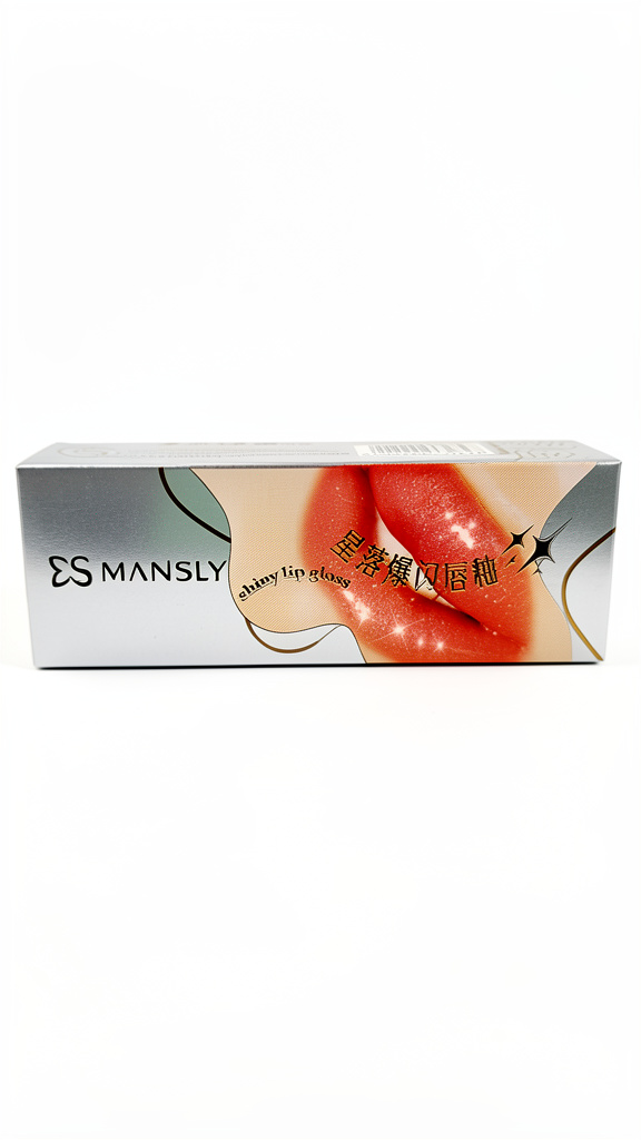 Mansly shiny lip gloss