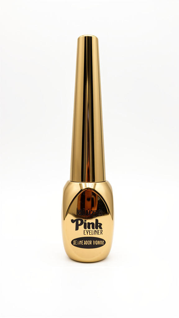 Pink eyeliner delineador líquido