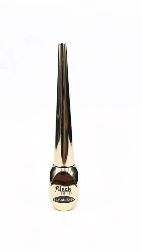 Black eyeliner delineador liquido