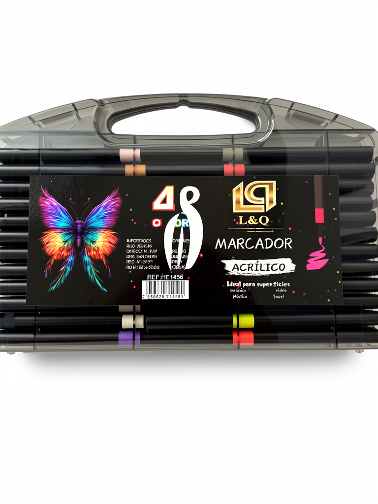 Marcador acrílico por 48