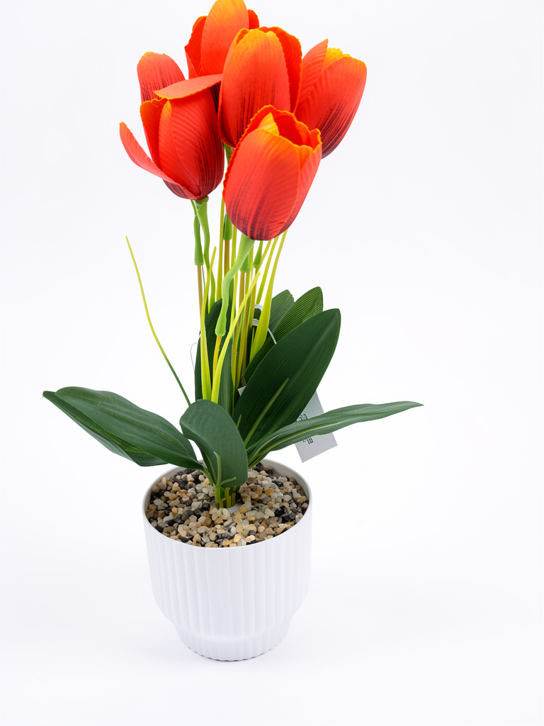 Maceta/flores artificiales AF 1026