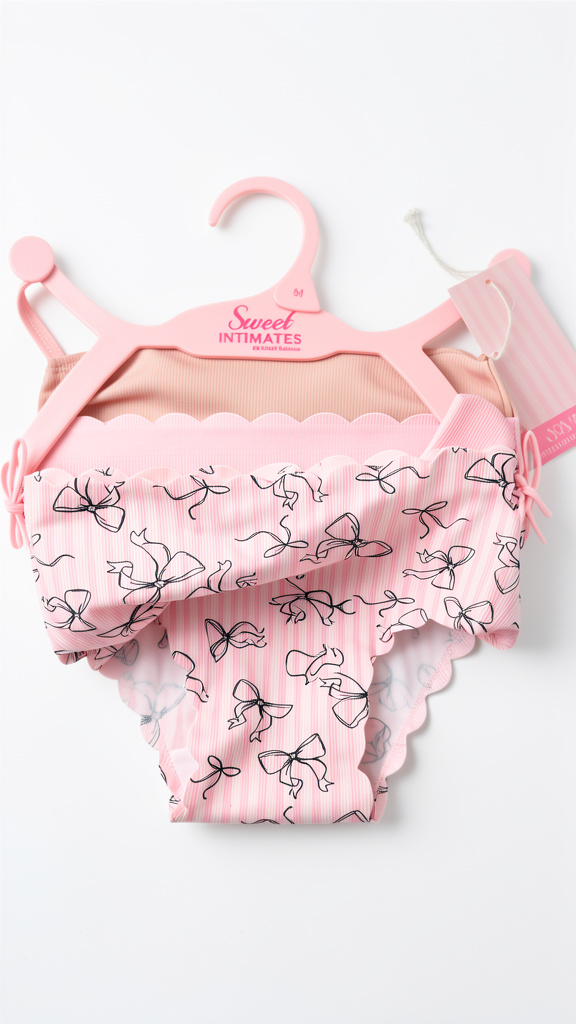 Set Sweet Intimates calzon rosa tallaM