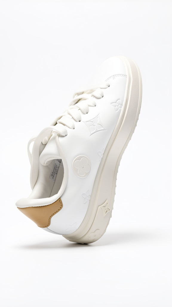 Tenis blancos estilo LouisVuitton Original/ COMO NUEVOS