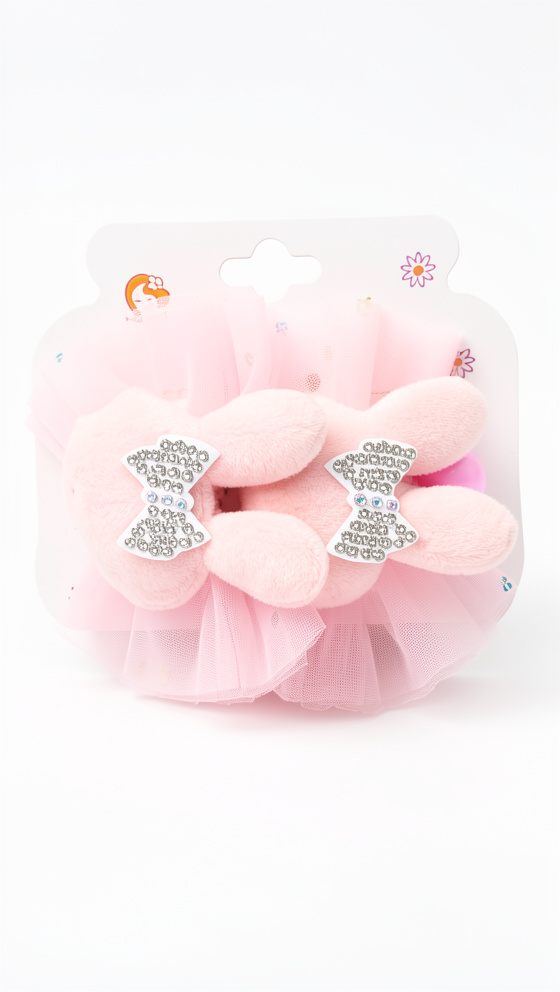 Colero conejo organza par