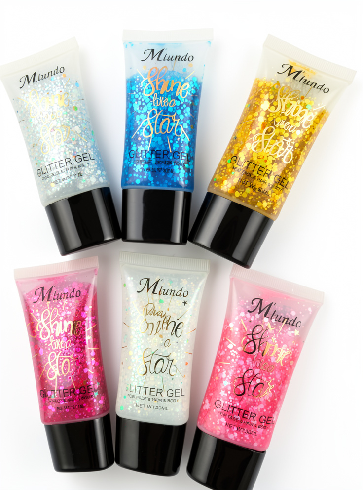 Gel escarchado glitter Malawy