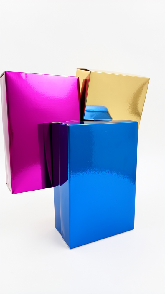 Caja carton jumbo metalizada