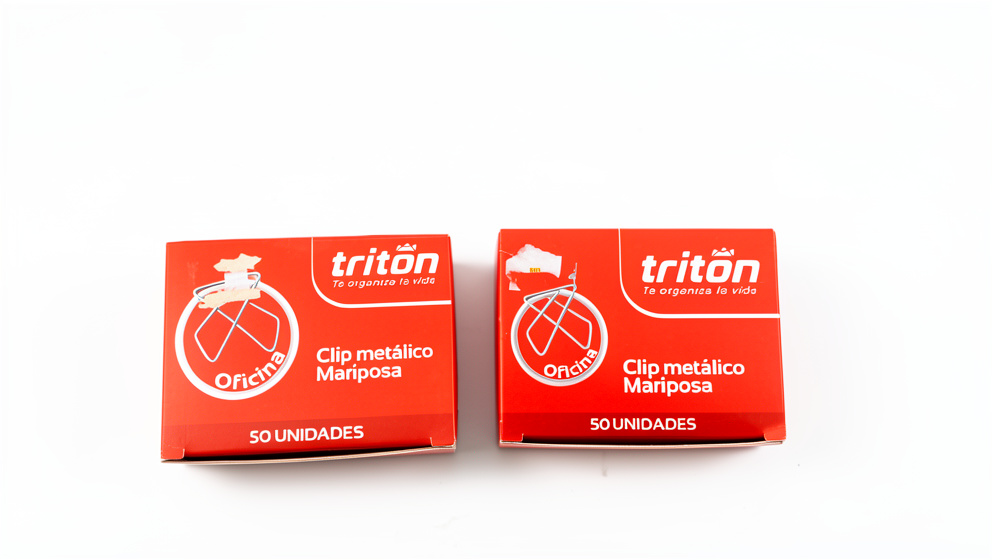 Clip metalico mariposa cajax50und Triton