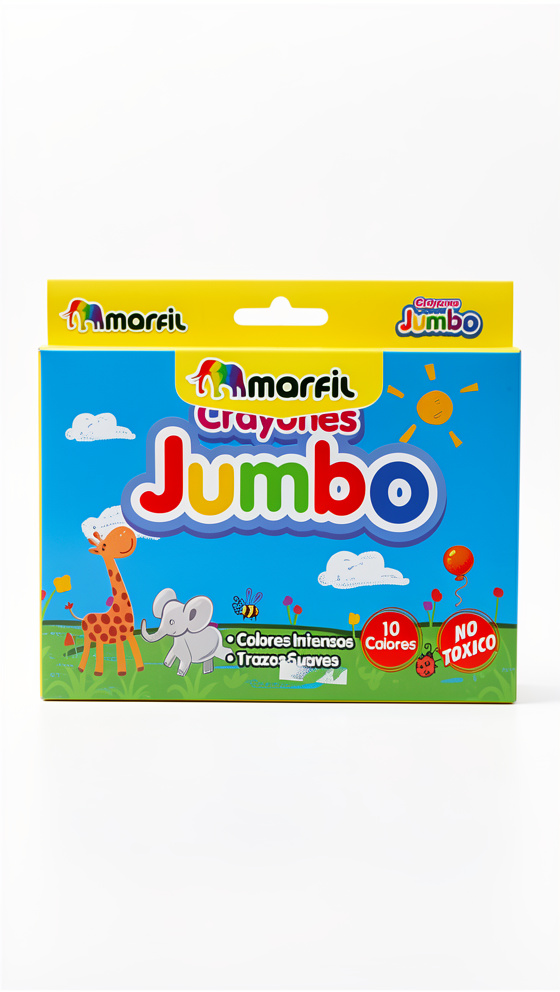 Crayones jumbo x 10und Marfil