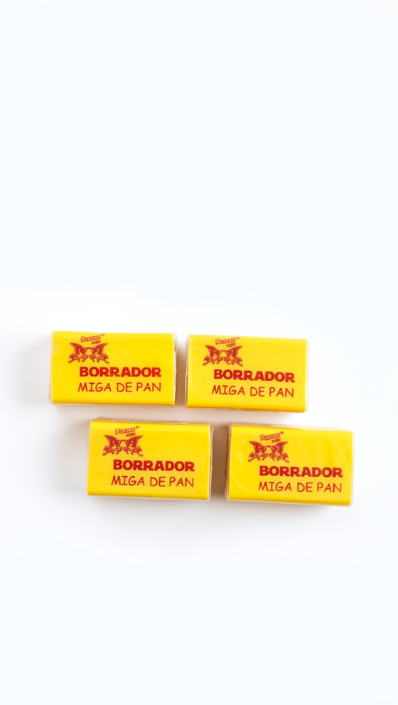 Borrador miga de pan amarillo