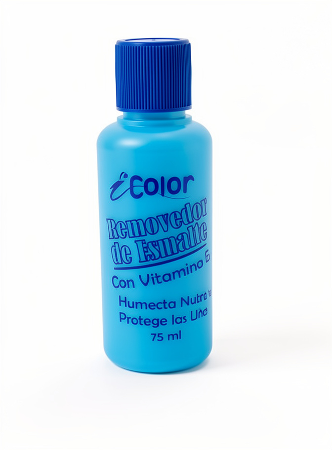 Removedor de esmalte Icolor azul