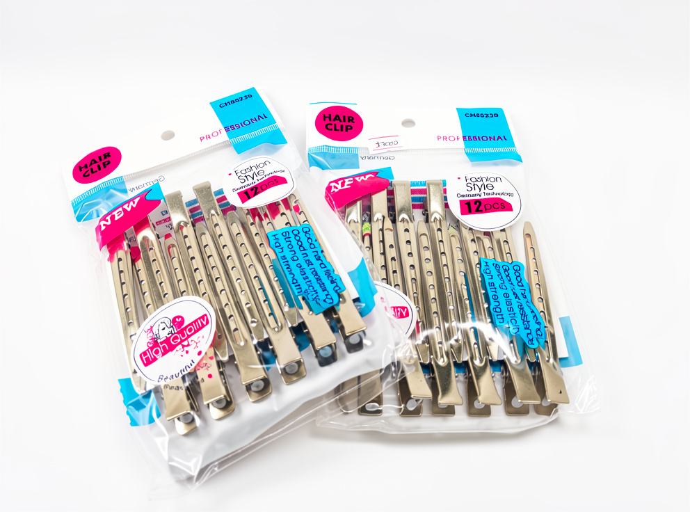 Pinza-gancho metal p/vuelta 12und