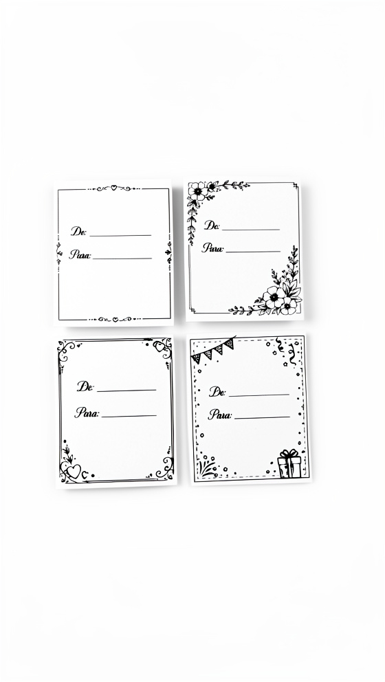 Tarjeta De Para diseño basico s/color