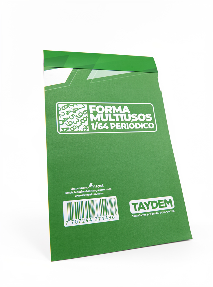 Talonario factura pequeño 1/64 Taydem Marfil