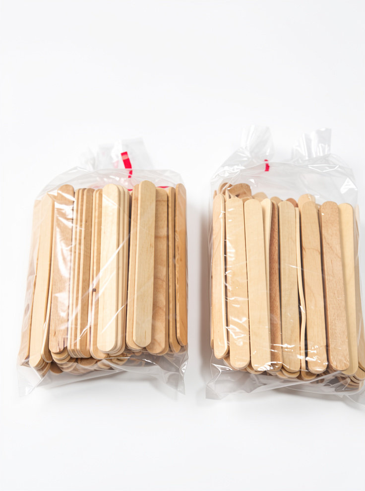 Palitos de paleta madera 100und