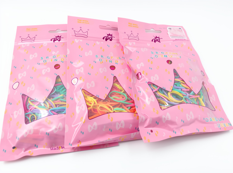 Ligas caucho empaque rosado